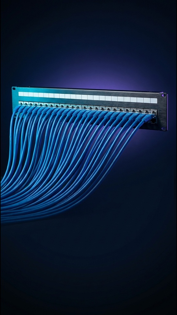 Finalização de Patch Panel Cat5e e Cat6