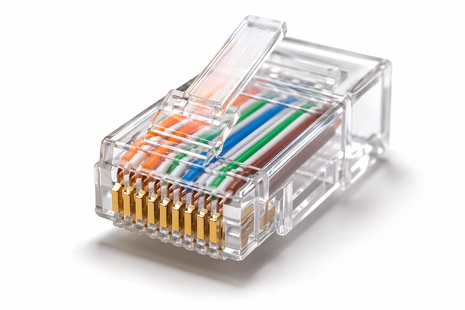Aprenda RJ45 Macho (Keystone)